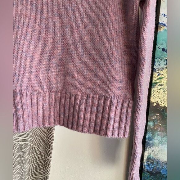 J. CREW Sweater Womens Sz XXS Pink  Cozy Chunky Wool Blend NWT - Picture 12 of 12